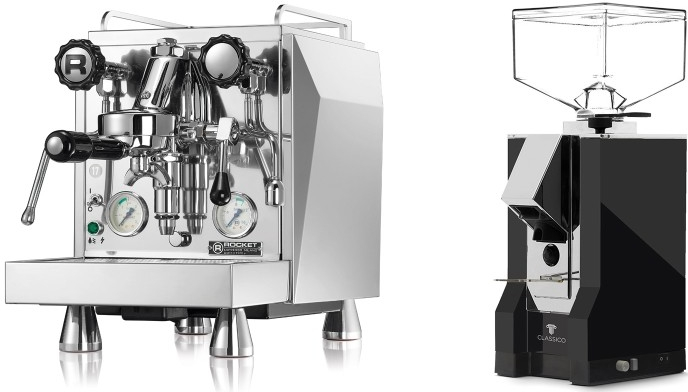 Set Rocket Espresso Giotto Cronometro V + Eureka Mignon Classico