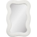 Nordic Living Bílé závěsné zrcadlo Bossar 80 x 54 cm – Hledejceny.cz