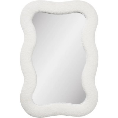 Nordic Living Bílé závěsné zrcadlo Bossar 80 x 54 cm – Hledejceny.cz