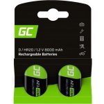 Green Cell D 8000 mAh 2ks GR15 – Zboží Živě