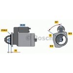 BOSCH Startér BO 0986018880