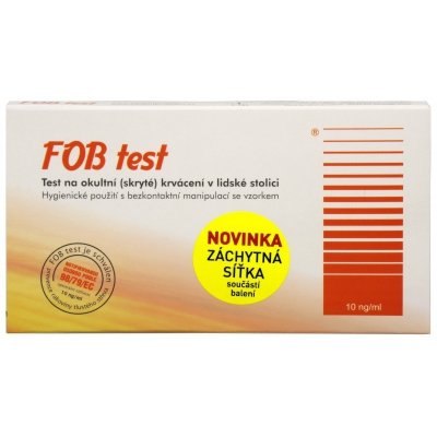 FOB test na okultní krvácení v lidské stolici 1 ks – Zbozi.Blesk.cz