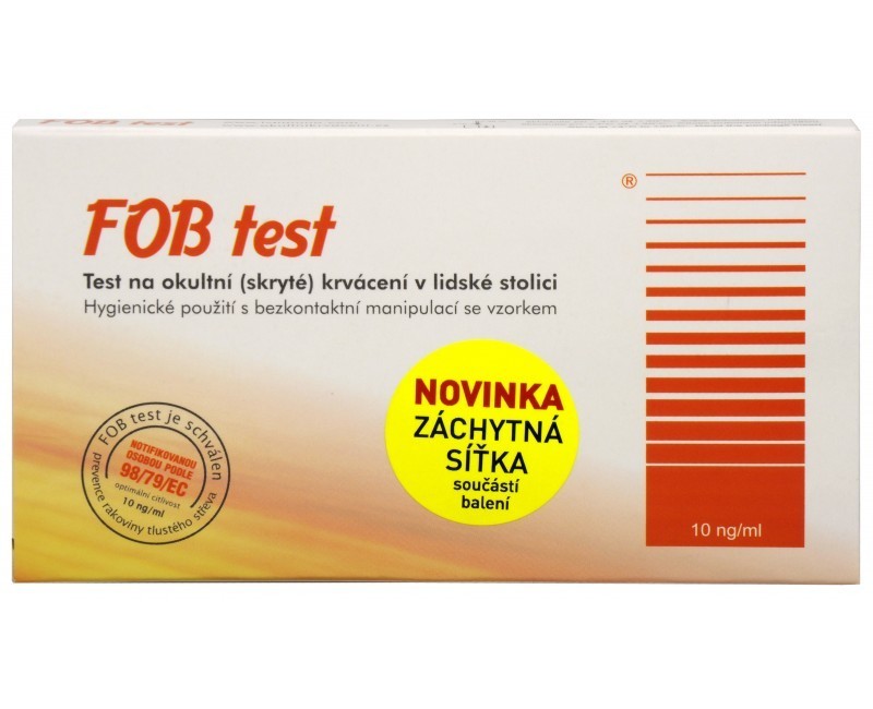 FOB test na okultní krvácení v lidské stolici 1 ks od 107 Kč - Heureka.cz
