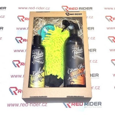 Red-rider Dárkový set Auto Finesse Citrus Power Bug & Grime Remover 1000 ml + Auto Finesse Lather pH Neutral Car Shampoo 500 ml + Auto Finesse Aroma Air Freshener Coconut - Kokos + Rukavice z mikro – Hledejceny.cz