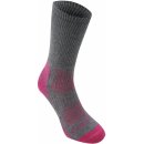 Karrimor merino Fibre Lightweight Walking Socks Ladies Grey/Fuchsia