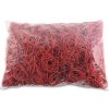 Šňůra a provázek Gumičky Office Products 30mm 1kg červené