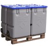 Popelnice CEMO MOBIL-BOX pro skladování a přepravu nebezpečných materiálů 170 l, modrý(11456)