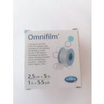 Omnifilm porézní náplast cívka 2,5 cm x 5 m 1 ks – Zboží Dáma