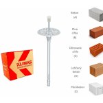 KLIMAS Wkret-met LMX-10 Talířová hmoždinka s kovovým trnem a zkrácenou expanzní zónou Ø10 mm 90 mm - 200 ks – Sleviste.cz