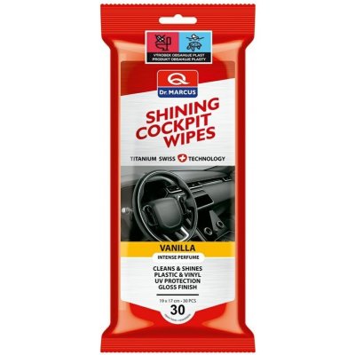 Dr. Marcus Shining Cockpit Wipes Vanilla 30 ks – Zbozi.Blesk.cz