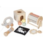 Derrson Sada montessori hraček pro miminka 0 až 12 měsíců edukativní box – Zboží Dáma