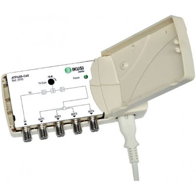 Ikusi anténní zesilovač ATP-400 1x vstup - 4x výstup linkový LTE700 – Zbozi.Blesk.cz