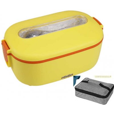 Trovita Ohřívací box na jídlo domov, osobní auto kamion 220V/12V/24V TROVITA025, Barvy a parametry Žlutá – Sleviste.cz