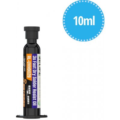 Relife RL-UVH902B - UV Vytvrditelná Pájecí Maska - 10ml (Černá) | Zboží Auto