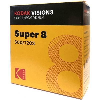 KODAK Vision3 Super 8 Cartrdige 50D/7203 8mm x 15m, barevný negativní film – Zbozi.Blesk.cz