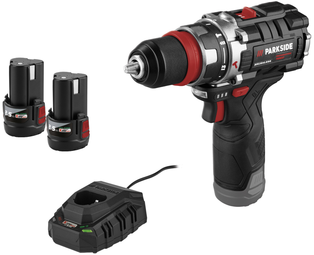 PARKSIDE PERFORMANCE PSBSAP 12 A1 + 2x 2,5 Ah