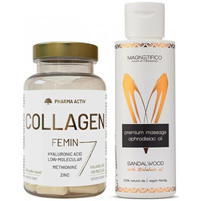 Collagen Femin 90 tablet + Masáž olej Sandalwood 100 ml – Hledejceny.cz