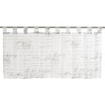 Vitrážová záclona Loveletter bílá 140x48 cm – Hledejceny.cz