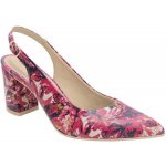 Piccadilly 745145-1 Dámské sandály na podpatku růžové – Zboží Mobilmania