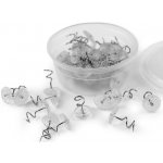 Twist pin / vrut šroubovací spirálový s průhlednou hlavičkou - transparent – Sleviste.cz