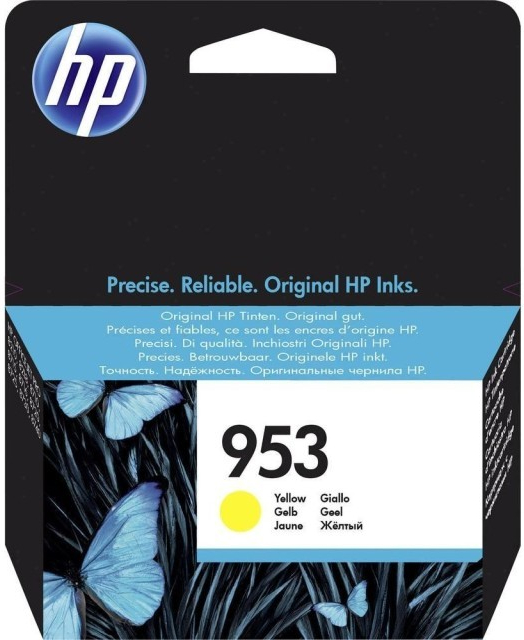 HP 953 originální inkoustová kazeta žlutá F6U14AE