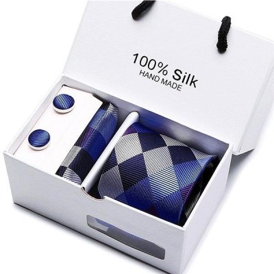Gaira Manžetové knoflíčky s kapesníčkem a kravatou 7081-12 – Zboží Mobilmania