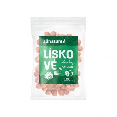 Allnature Lískové ořechy jádra 100 g – Zbozi.Blesk.cz