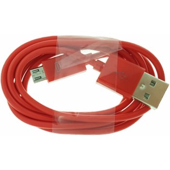 Omega OUPVC3MR USB/micro, 1m, červený