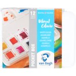 Van Gogh Cestovní sada akvarelových barev 12 půlpánviček, Vibrant Colours – Zboží Dáma