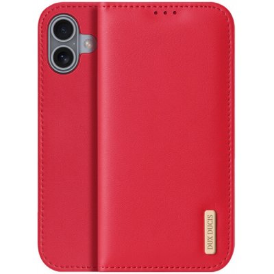 Dux Ducis Hivo kožené pro iPhone 17 - červené – Zboží Mobilmania