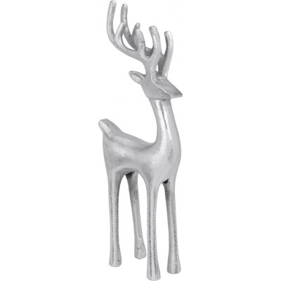 Home Styling Collection Vánoční figurka, sob, 35 cm stříbrný – Hledejceny.cz