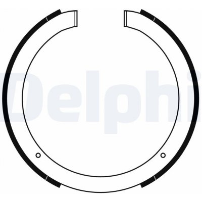 LS2168 DELPHI Sada brzdových čelistí | Zboží Auto