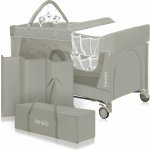 LIONELO Postýlka cestovní Flower 2v1 Cappuccino – Zboží Dáma