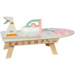 Aga4Kids Dětské dřevěné žehlicí prkno s příslušenstvím – Zboží Mobilmania