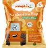 Krekr a snack Pumpkin Organics BIO Foukané křupky Vícezrnné kroužky z mrkve a manga 8. měsíc 20 g