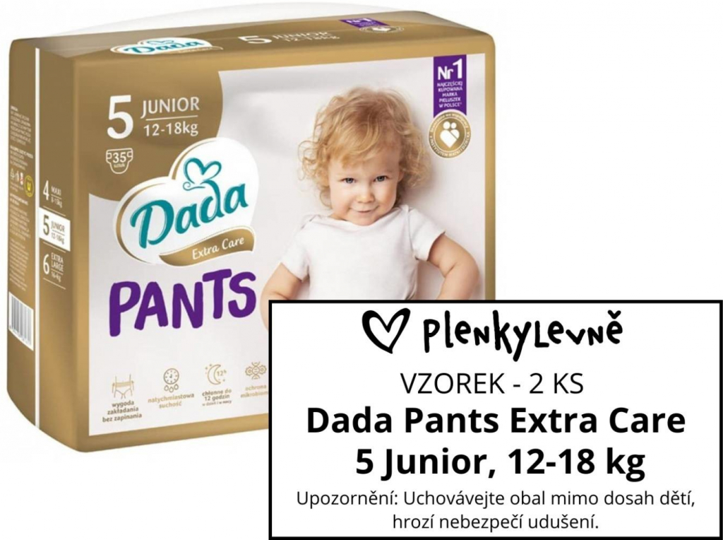 Dada Pants Extra Care 5 Junior 12-18 kg 2 ks