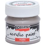 Pentart Akrylová barva matná 50 ml ŠEDÁ – Hledejceny.cz