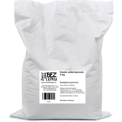 Život bez lepku Fazole velká barevná 5 kg – Hledejceny.cz