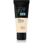 Maybelline Sjednocující make-up s matujícím efektem Fit Me! Matte & Poreless Make-Up 101 True Ivory 30 ml – Sleviste.cz