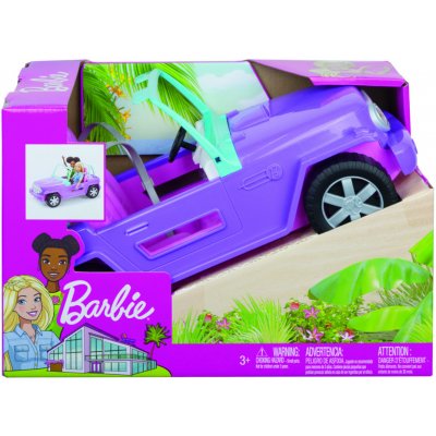 Mattel GHT35 Barbie plážový kabriolet Barbie panenka a Ken – Zboží Mobilmania
