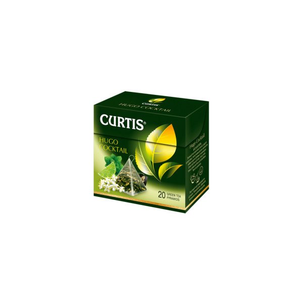 Čaj Curtis zelený čaj Hugo Coctail pyramidové sáčky 20 x 1.8 g