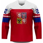 3B FAN hokejový dres CZECH – pánský, červený se jménem a číslem Barva: Červená, Velikost: 3XL – Zboží Mobilmania
