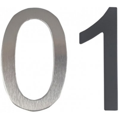 Číslice STAR nerez, čísla 0 až 9 Číslice: 9 – Hledejceny.cz