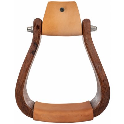 Pool's Třmeny westernové Wooden Wide hnědé – Zboží Dáma