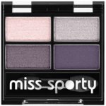 Miss Sporty Quattro oční stíny 402 Smoky Green Eyes 3,2 g – Hledejceny.cz