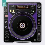 Doto Design Skin CDJ 800 COLORS DVS Purple – Zboží Živě