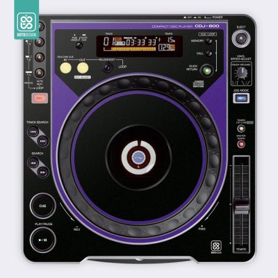 Doto Design Skin CDJ 800 COLORS DVS Purple – Zboží Živě