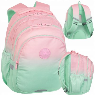 CoolPack vícekomorová batoh F029754 Gradient Strawberry růžovo-zelená