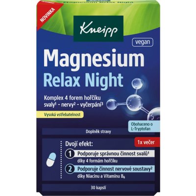 Kneipp Magnesium Relax Night 30 kapslí – Hledejceny.cz