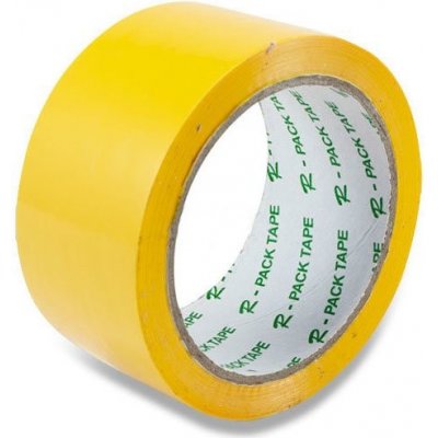 Reas Pack Barevná samolepicí páska žlutá 48 mm x 66 m